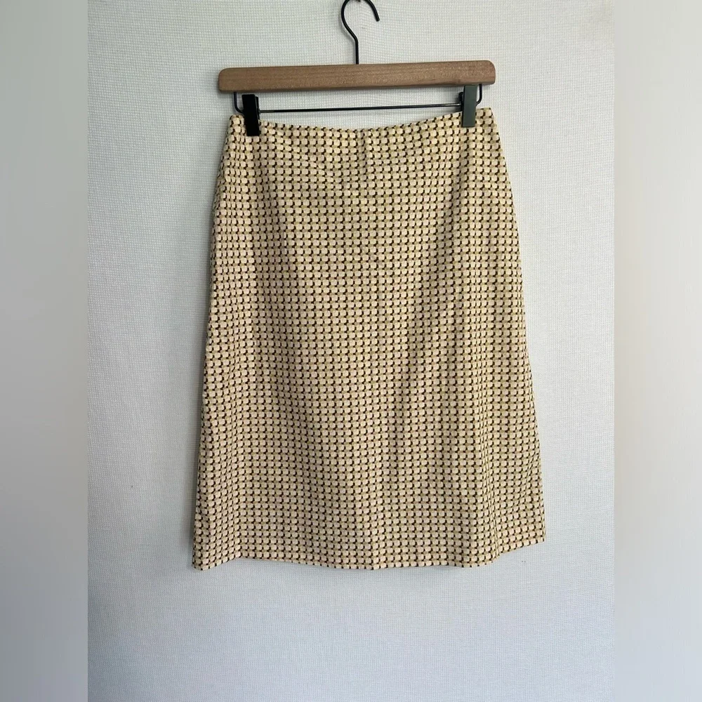 J. CREW Women's 100% Cotton Lightweight Pencil Skirt Multicolor